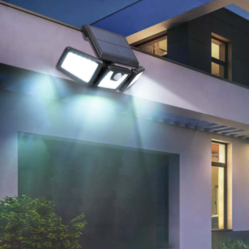 3-panel rotatable solar lamp